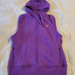 Asics sleeveless hoodie